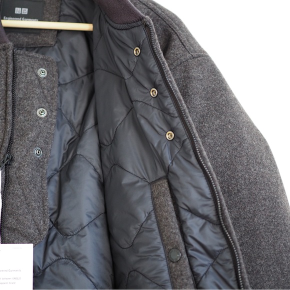 Engineered Garments pufftech bomber Uniqlo heattech jacket NEW - Picture 5 of 10